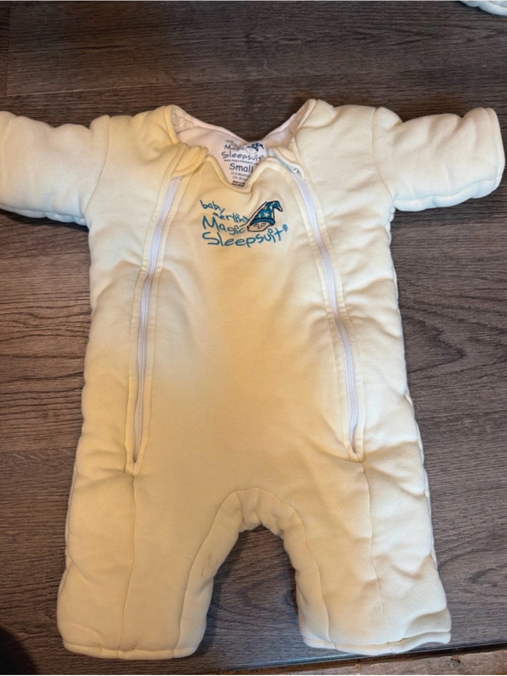 BabyMerlin Cream Magic Sleepsuit Infant Footed One-Piece